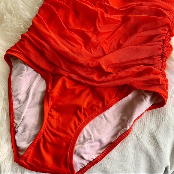 NWT Ralph Lauren Coral 1 piece Swimsuit Slimming 8 - Picture 3 of 10